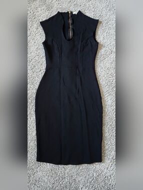 Rolla Coster Bodycon Knee Length Dress Size S (Fits Like 2-4) Black